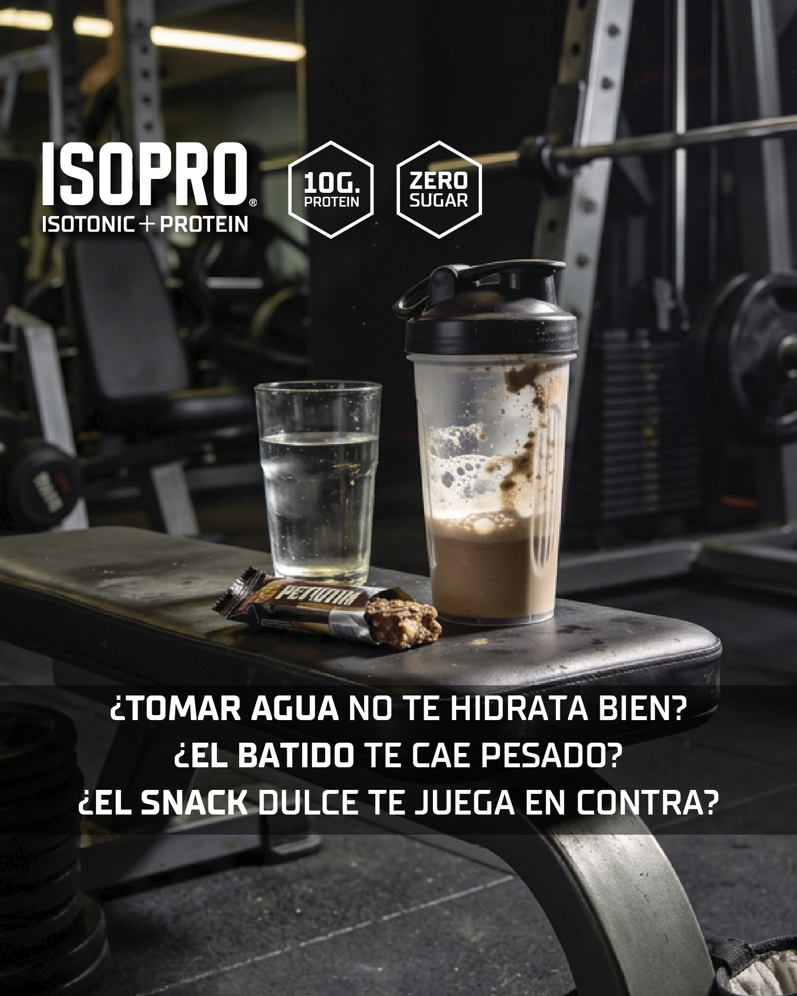 Isopro Chile Facebook ad: Durante años, la hidratación, la proteína y el…