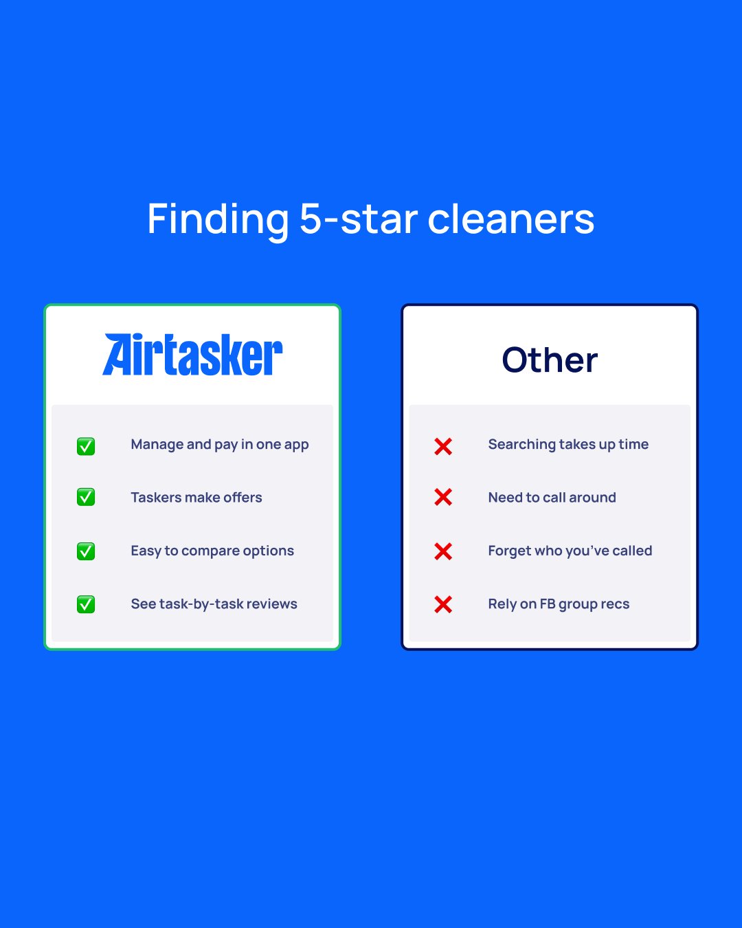 Airtasker Facebook ad
