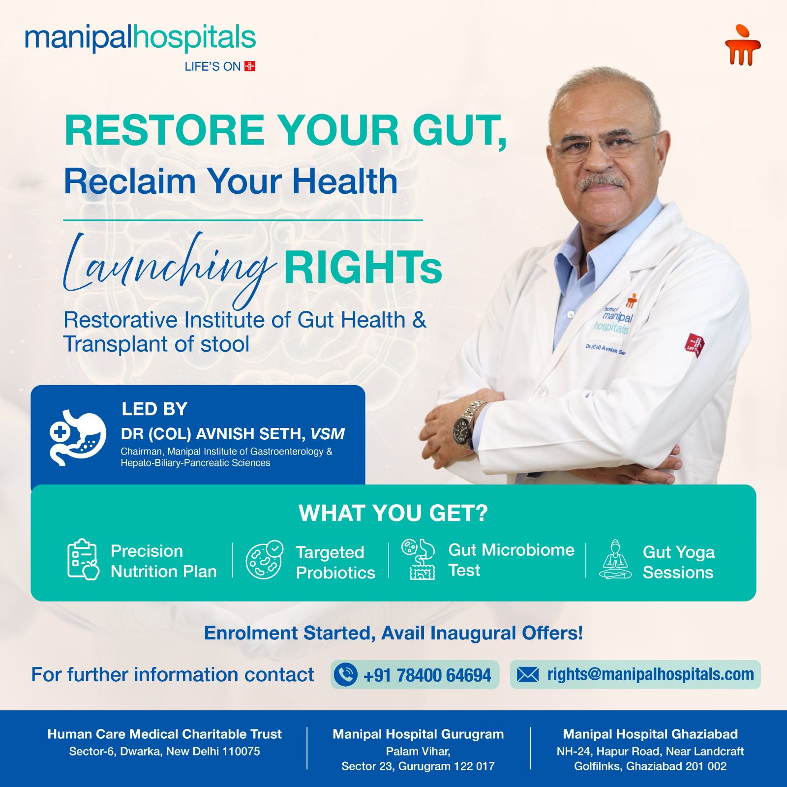 Manipal Hospitals Delhi Facebook ad
