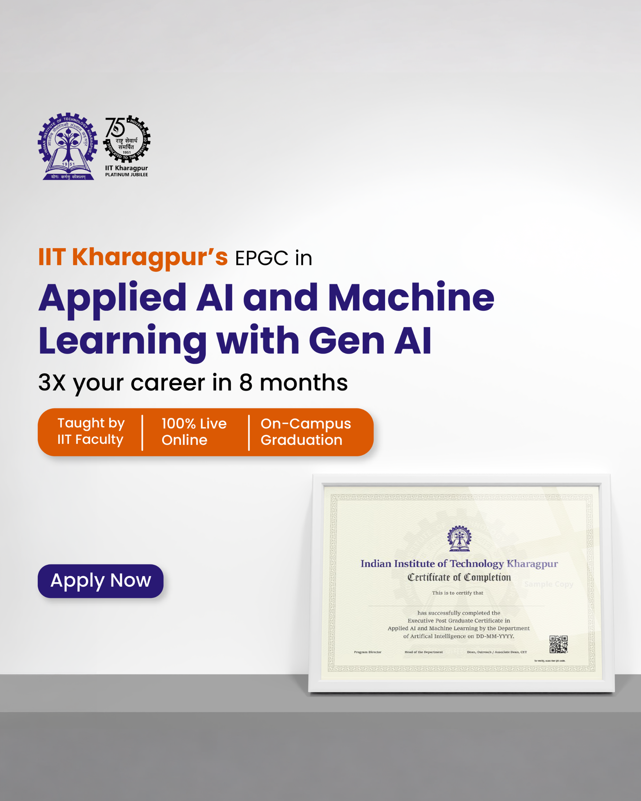 IIT KGP Online Facebook ad