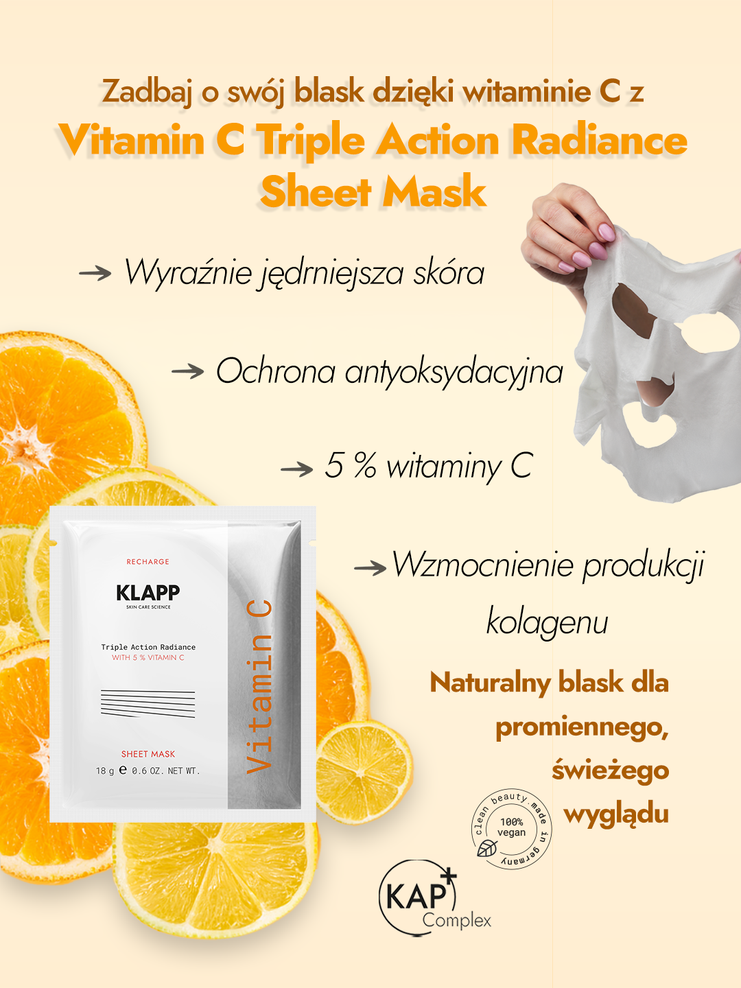 KLAPP Skin Care Science Facebook ad from Aug 13, 2026