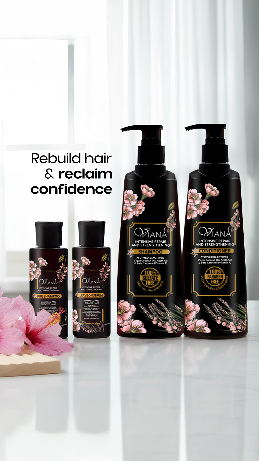 Viana Hair Care Facebook ad