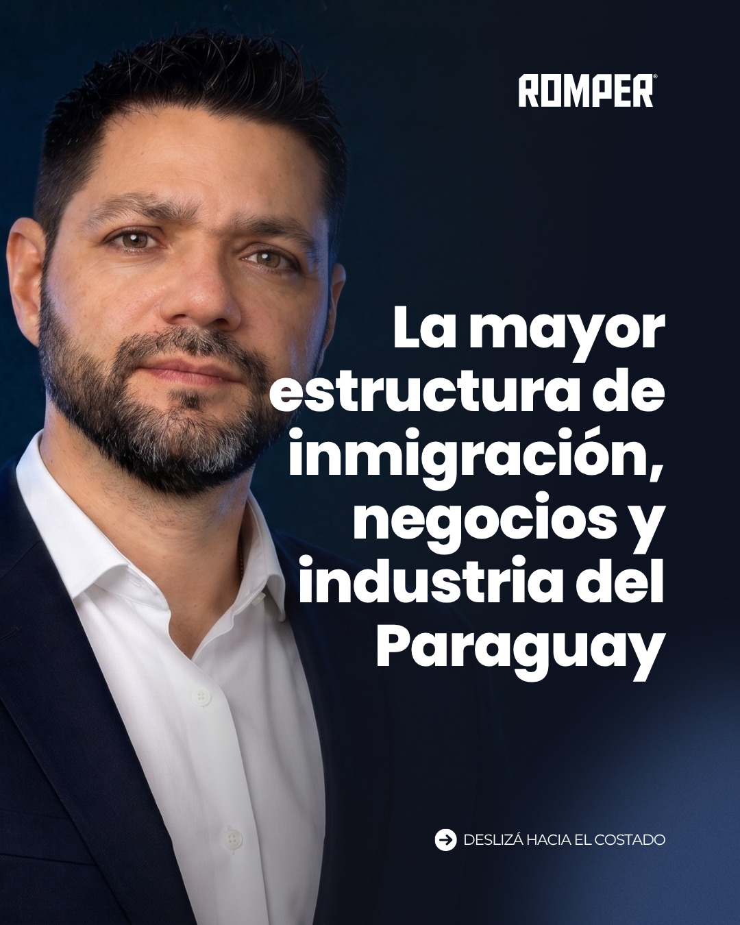 Marlon Rihayem • Grupo Romper Facebook ad: Paraguay no es huida.