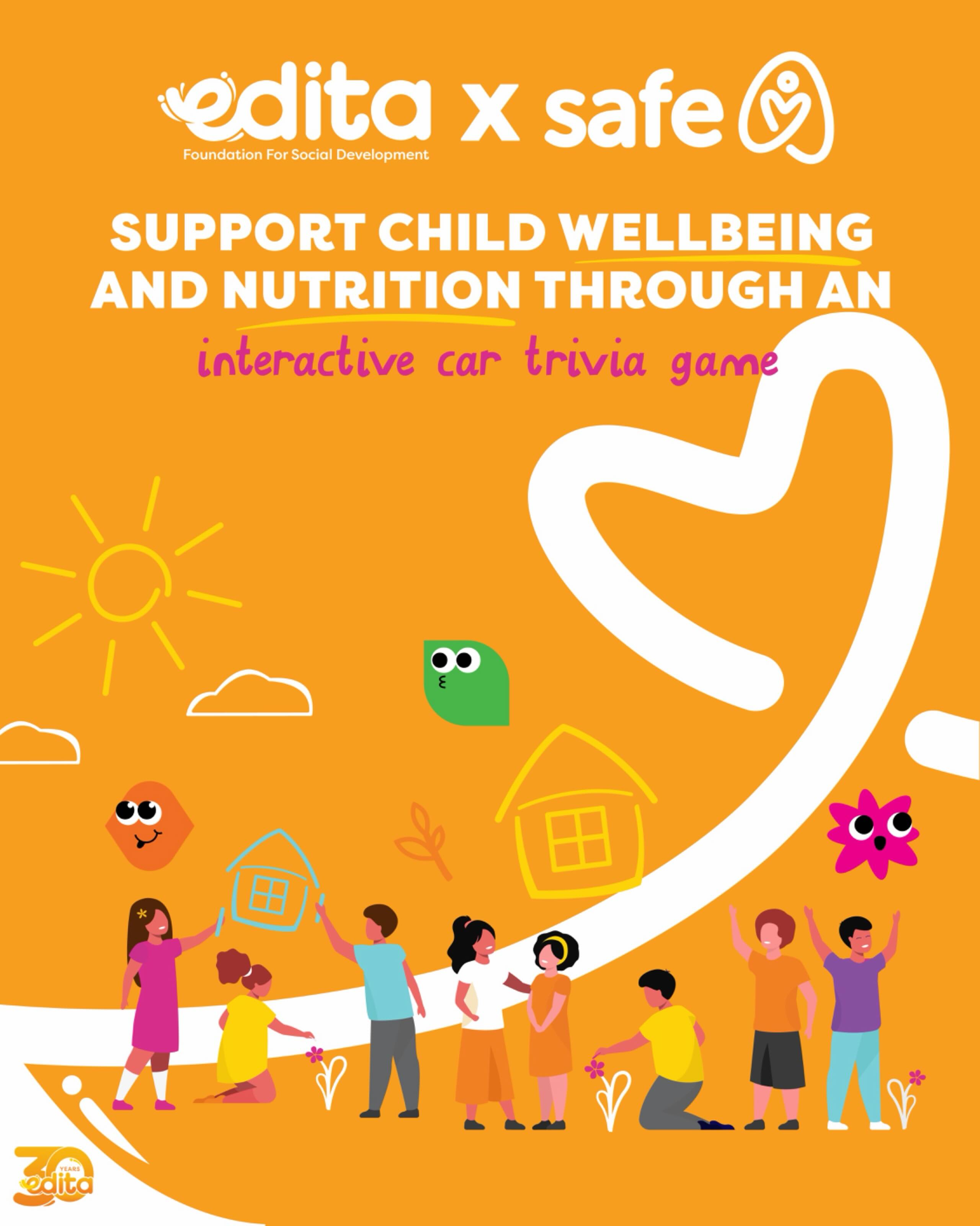 Edita Food Industries Facebook ad: Edita Foundation and Safe Egypt have partnered in…