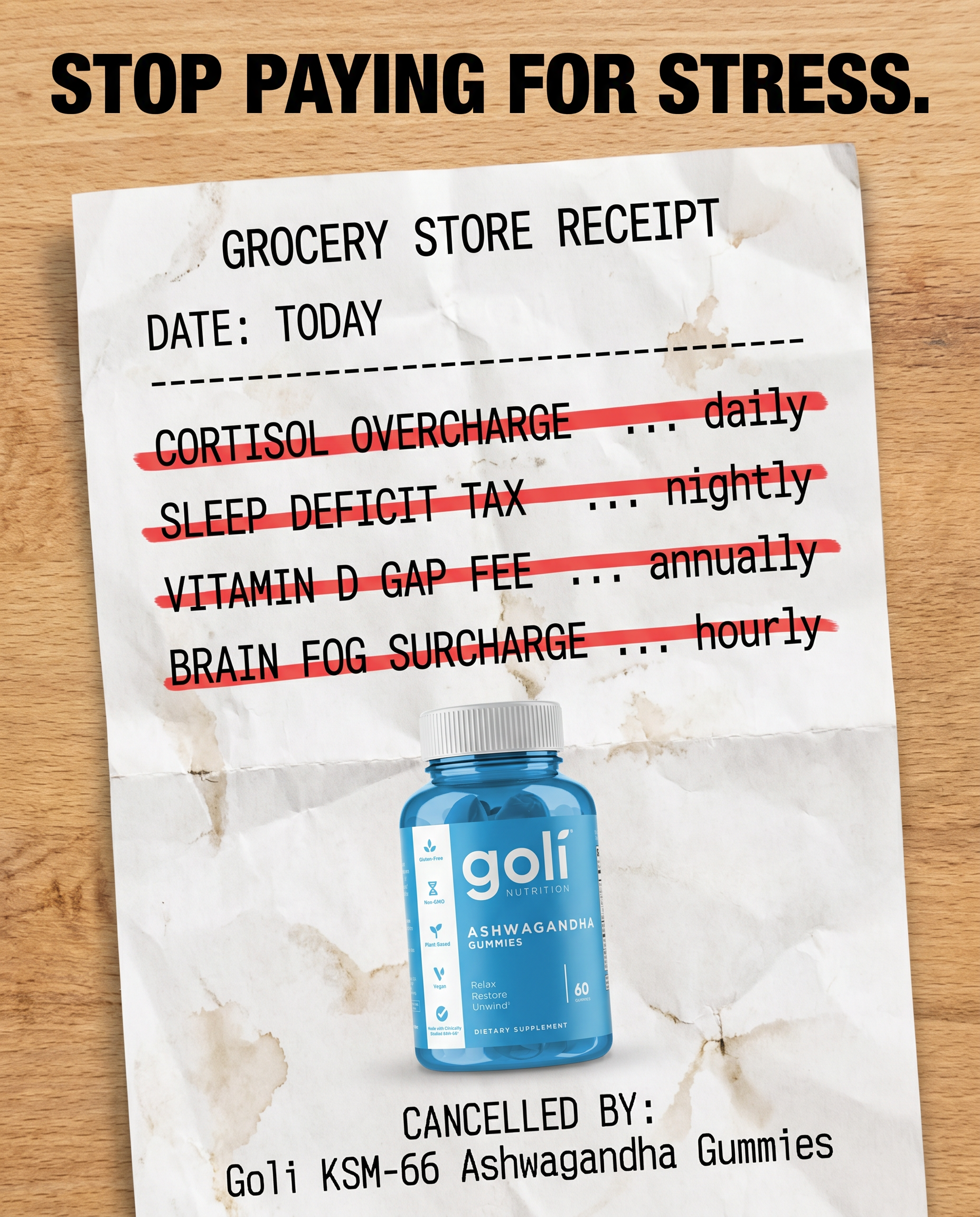 Goli Facebook ad: America's #1 Ashwagandha Brand