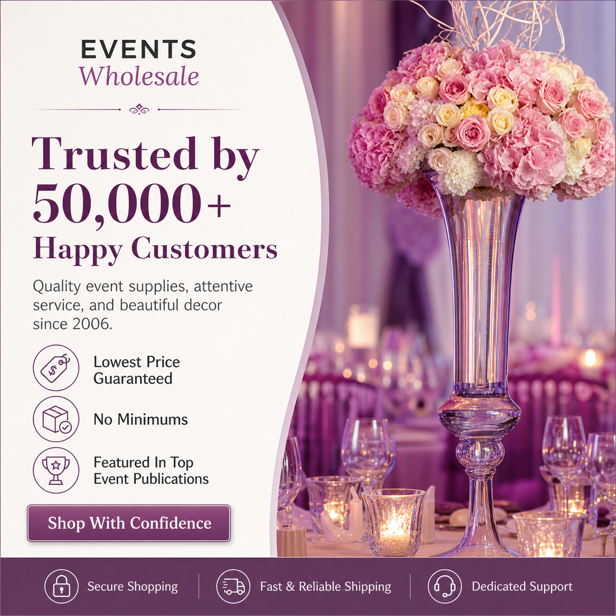 Events Wholesale Facebook ad