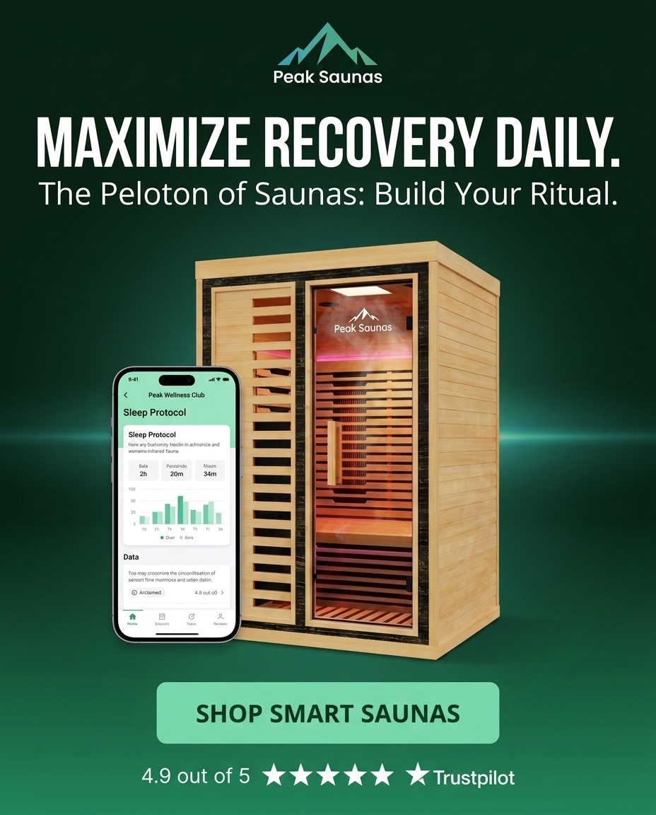 Peak Saunas Facebook ad
