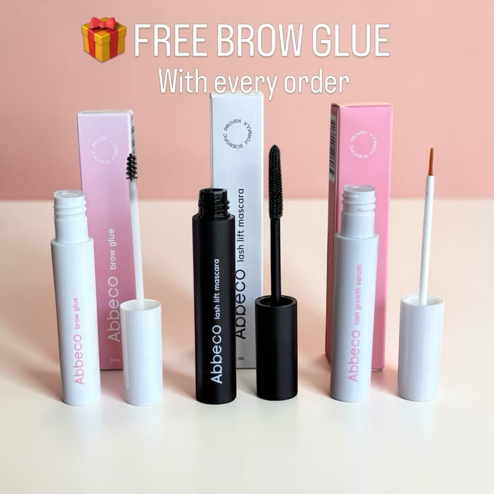 Abbeco Facebook ad: Reusable Puffs Lash Growth Serum,Brow Growth Serum, Brow…