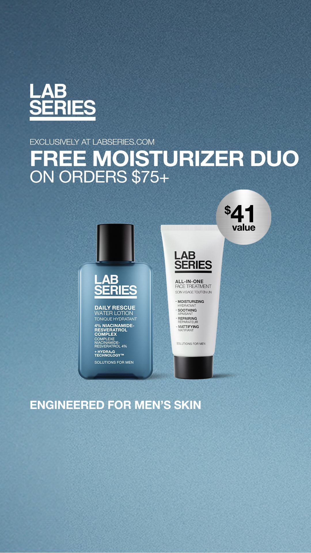 LAB SERIES Facebook ad