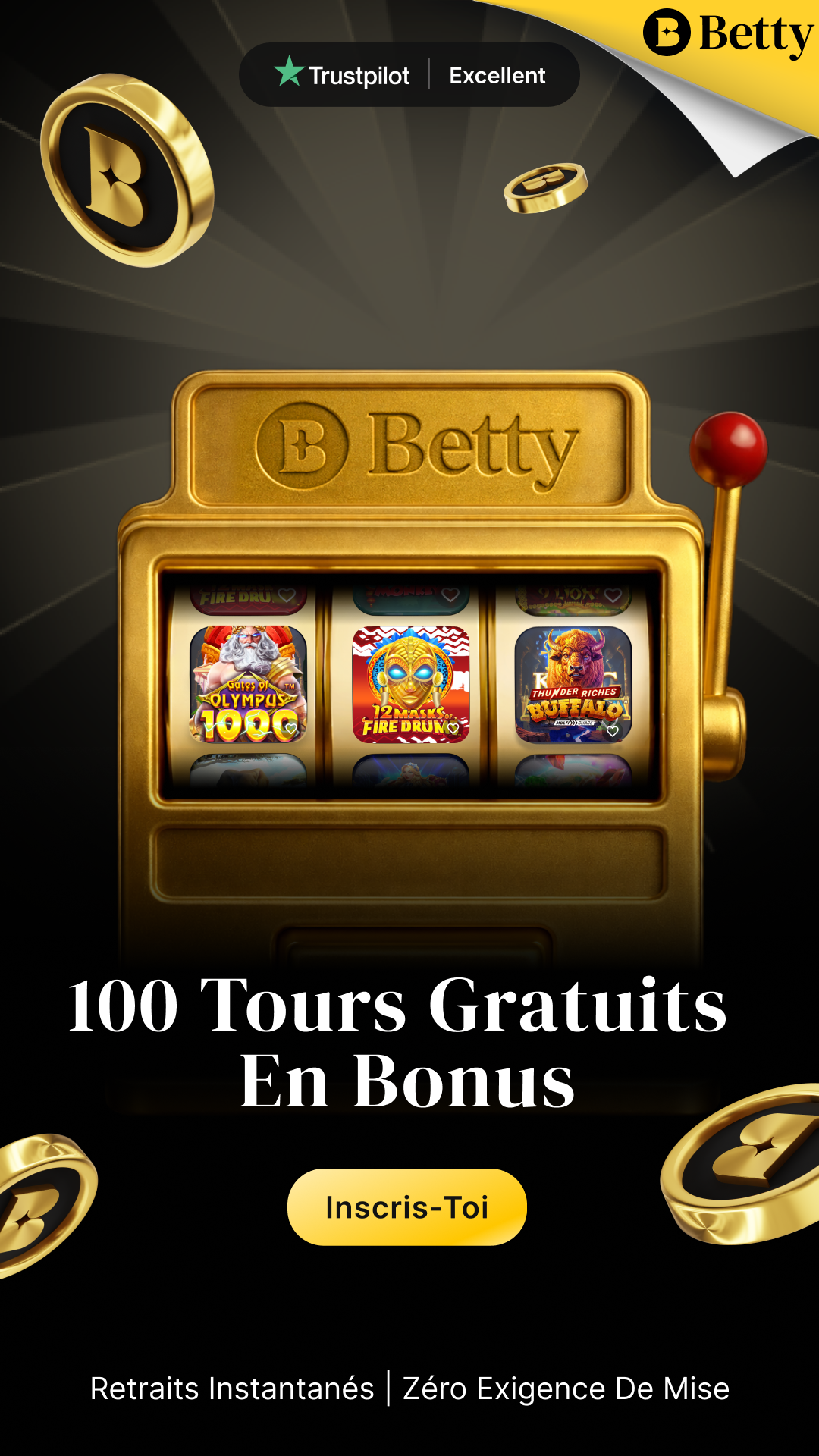 Betty Online Casino Facebook ad