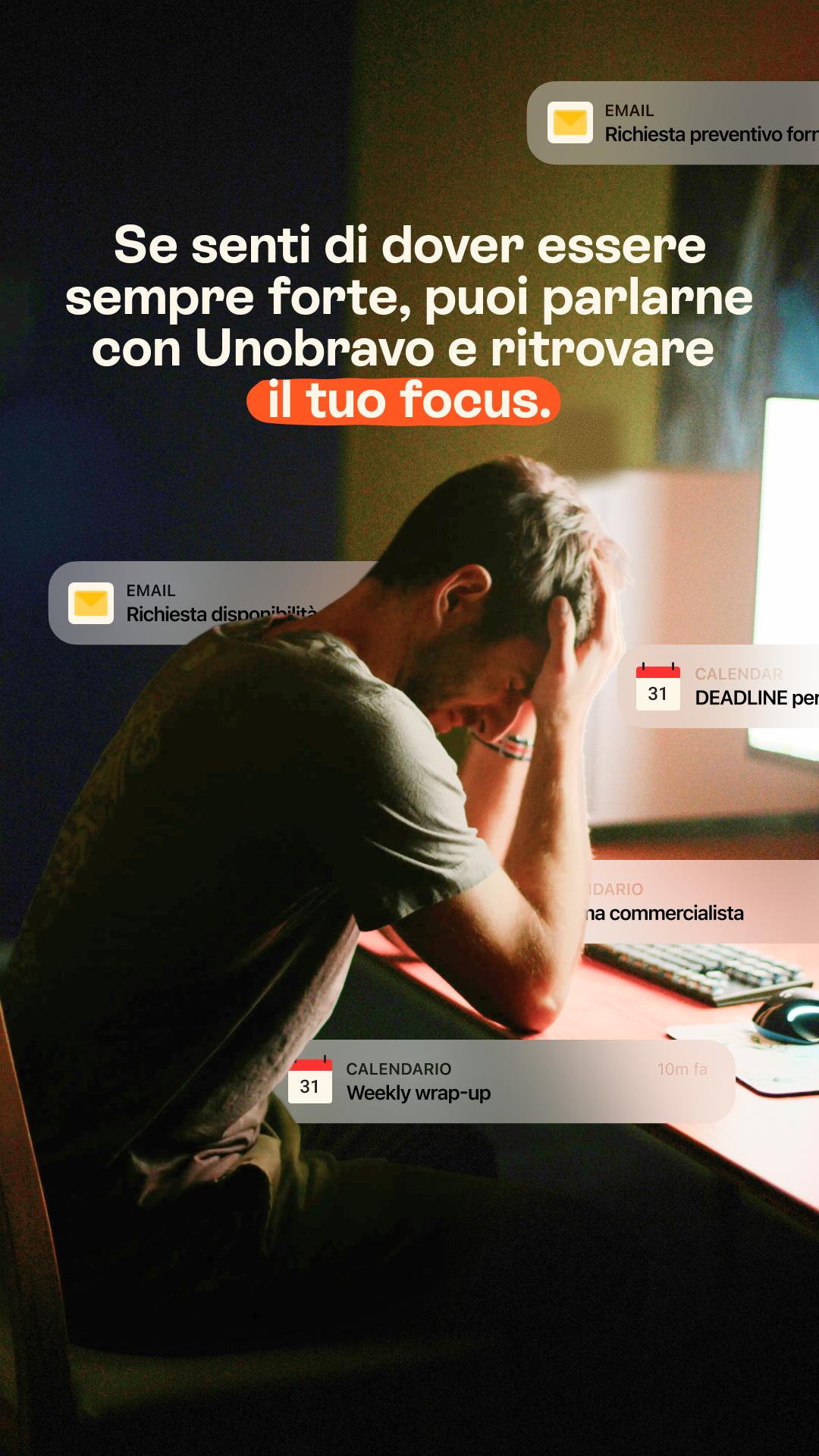 Unobravo Facebook ad