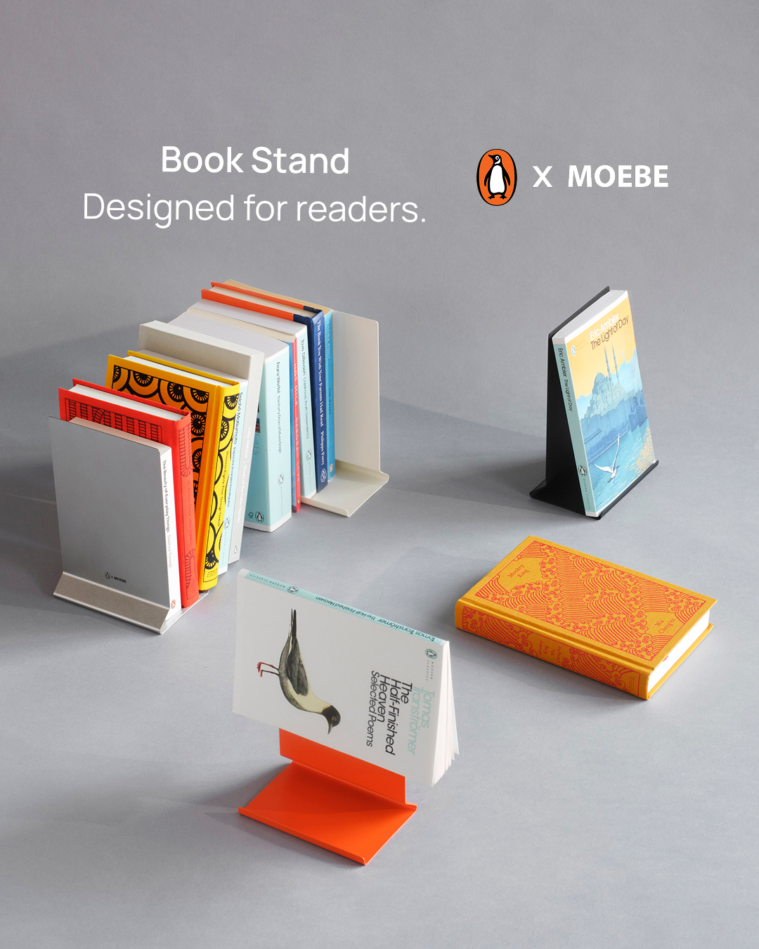 MOEBE Facebook ad: When design meets literature.
