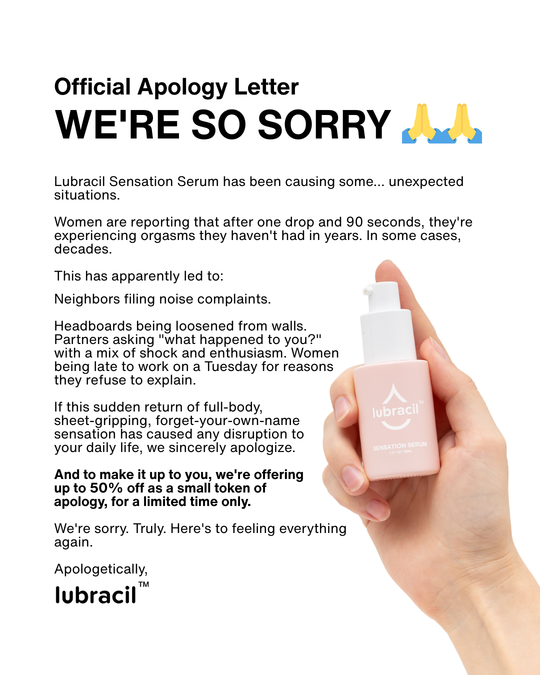 Lubracil MD Facebook ad