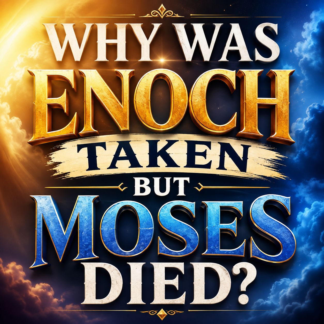 Autriche Niyongere Facebook ad: ‎WHY WAS ENOCH TAKEN BUT MOSES DIED?, THE…