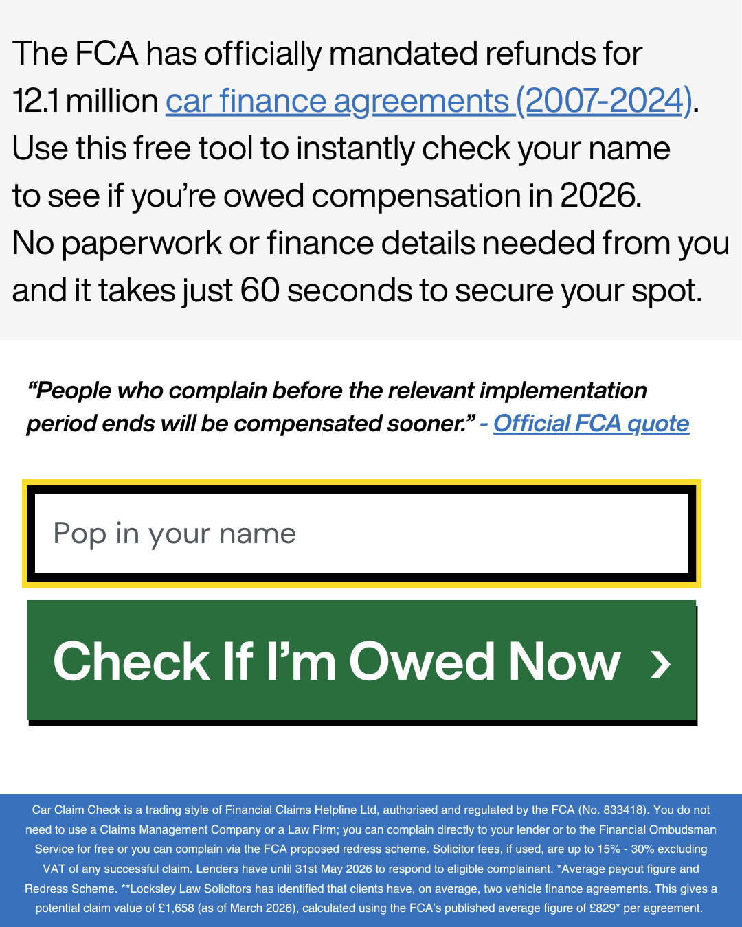 Sarah’s Money Tips Facebook ad