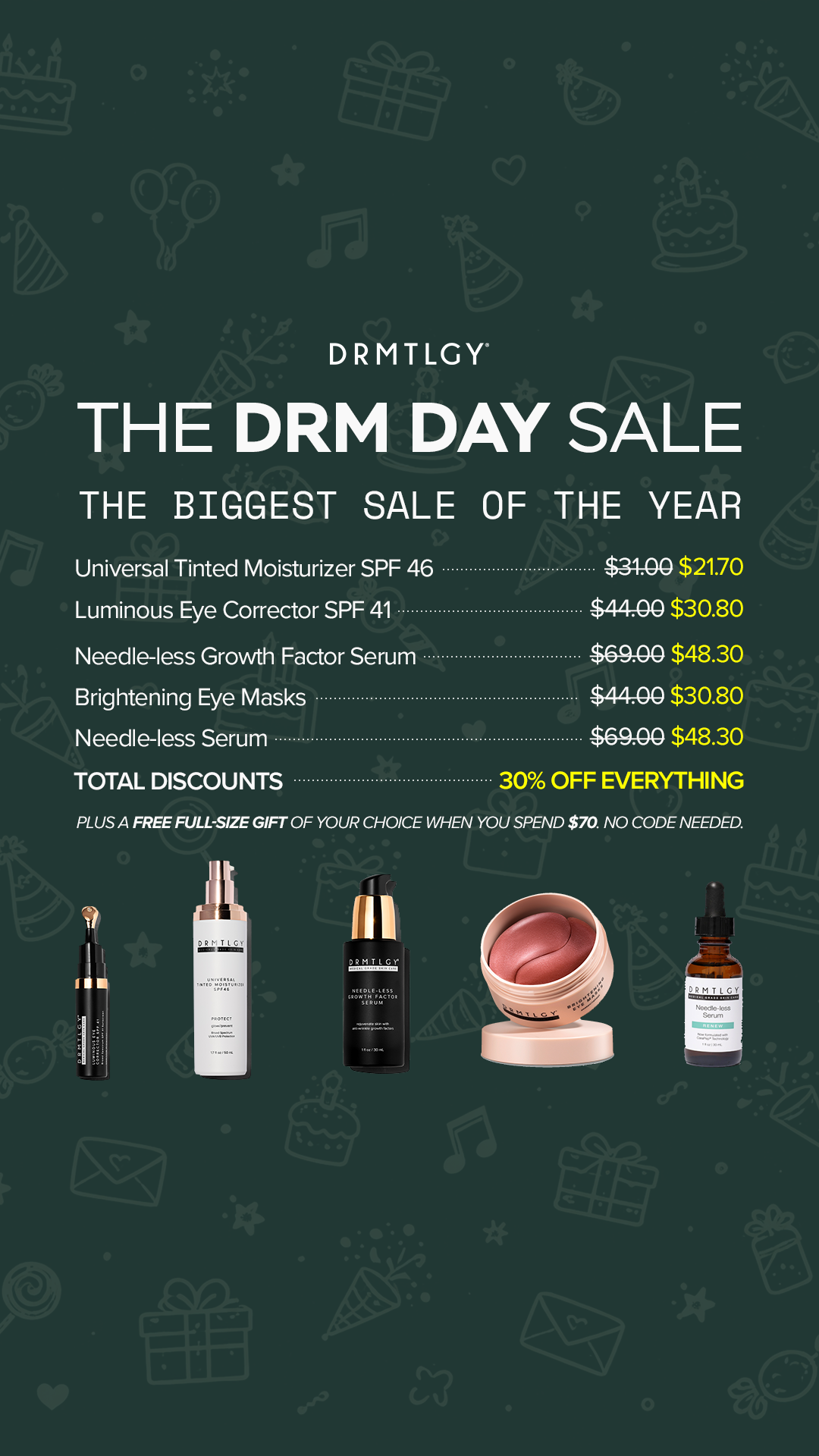 DRMTLGY Facebook ad