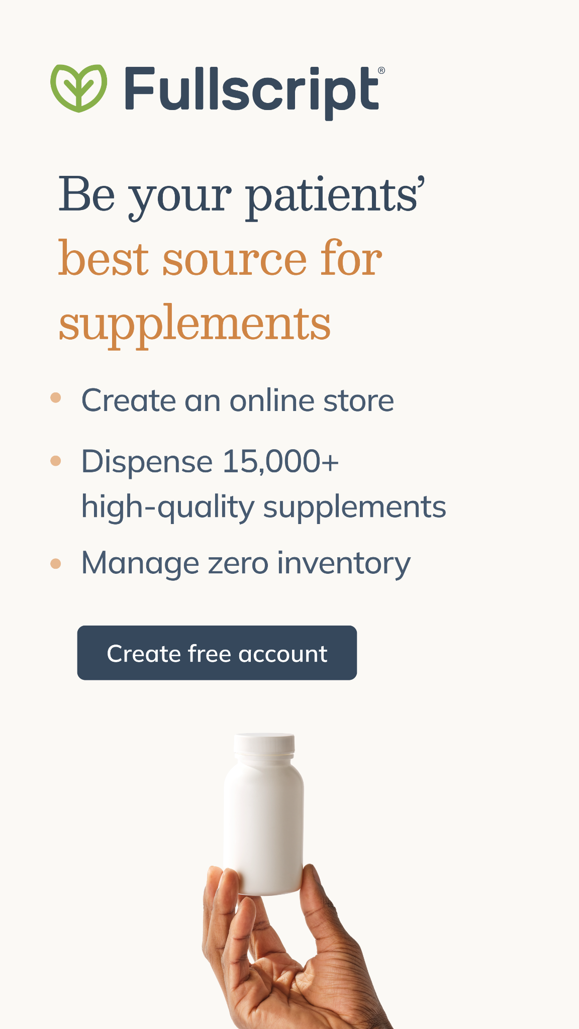 Fullscript Facebook ad
