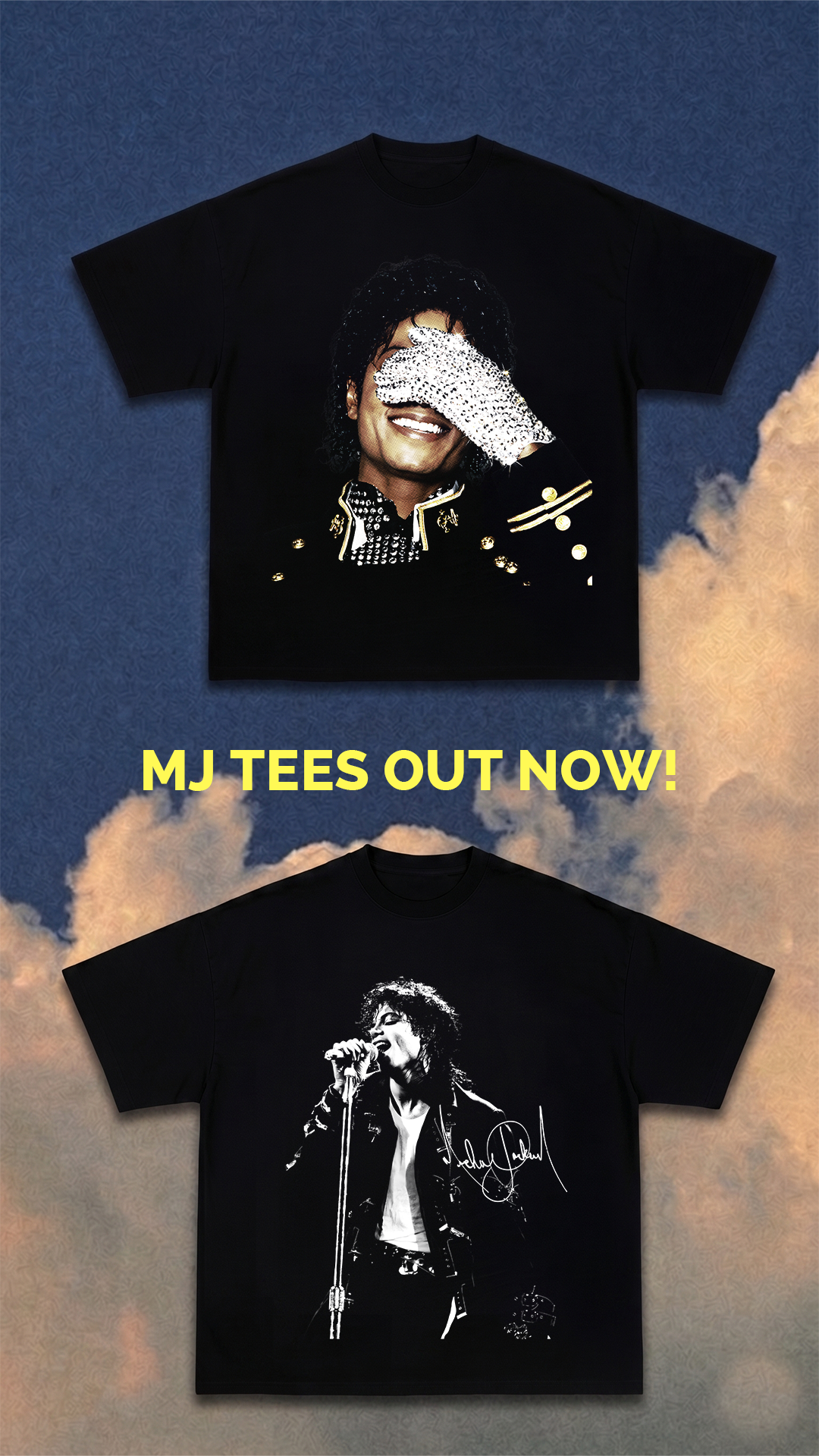 Mink Street Facebook ad: Michael Jackson Tees