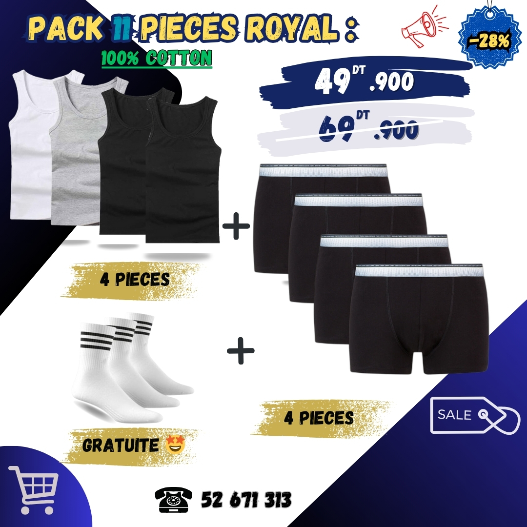 TB SHOP Facebook ad: 100% coton, 100% confort