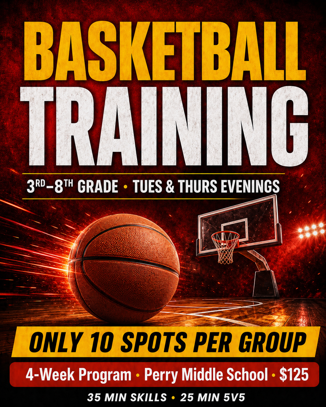 One Percent Basketball Facebook ad: Basketball Training