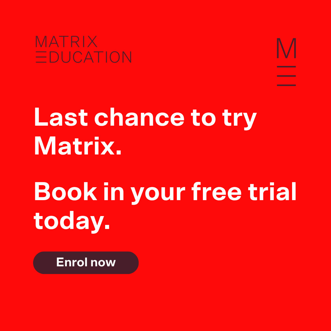 Matrix Education Facebook ad