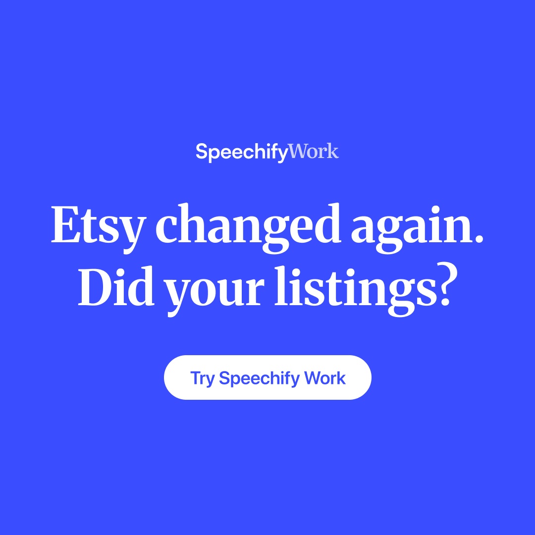 Speechify Work Facebook ad
