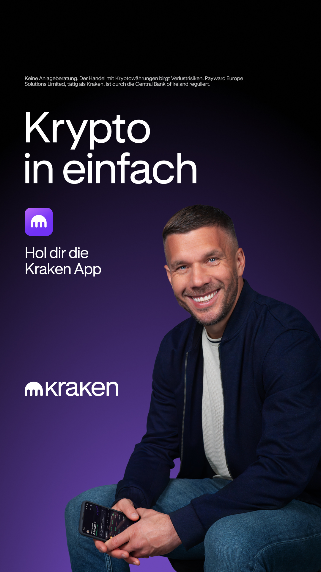 Kraken Digital Asset Exchange Facebook ad