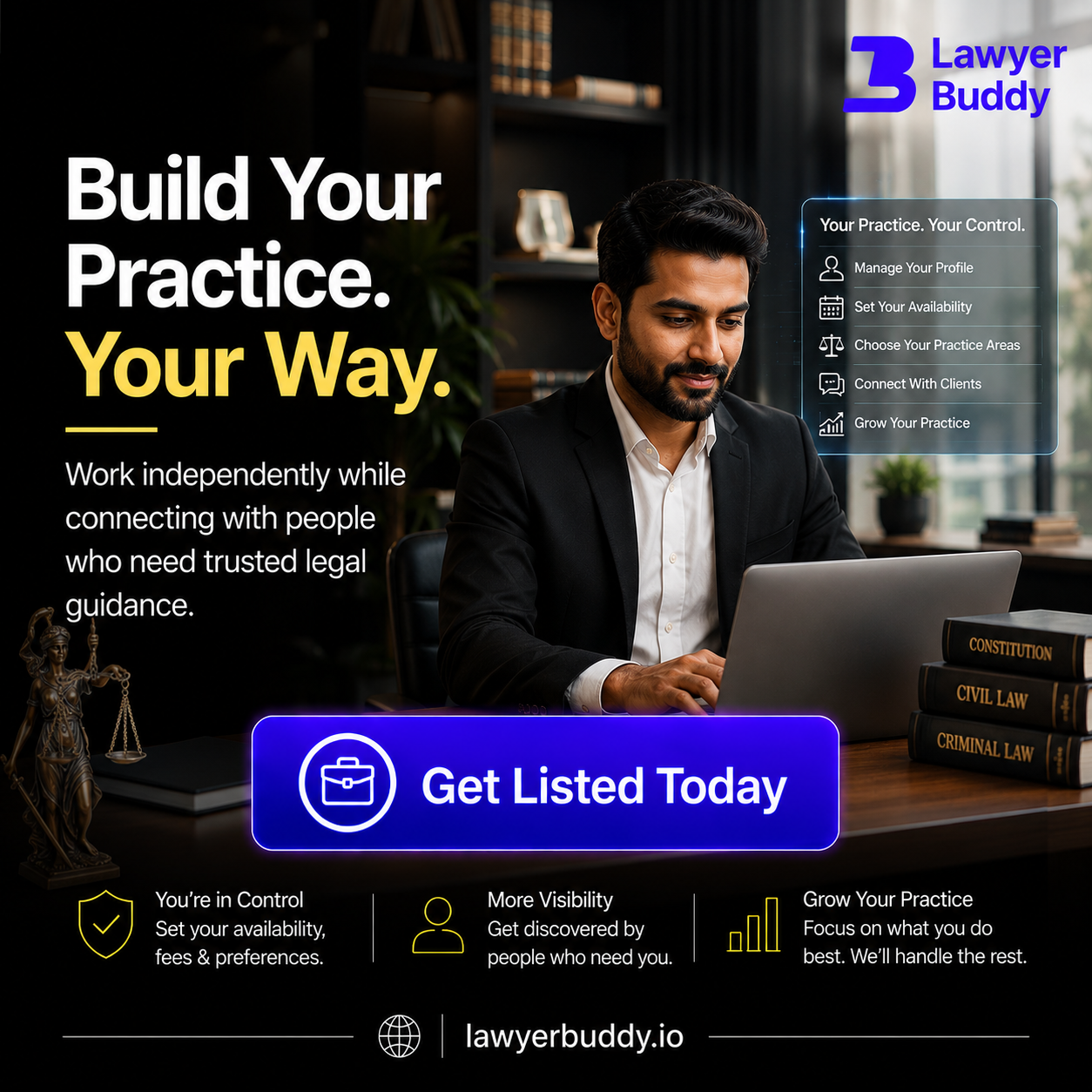 LawyerBuddy Facebook ad: Join India’s First AI Legal Platform