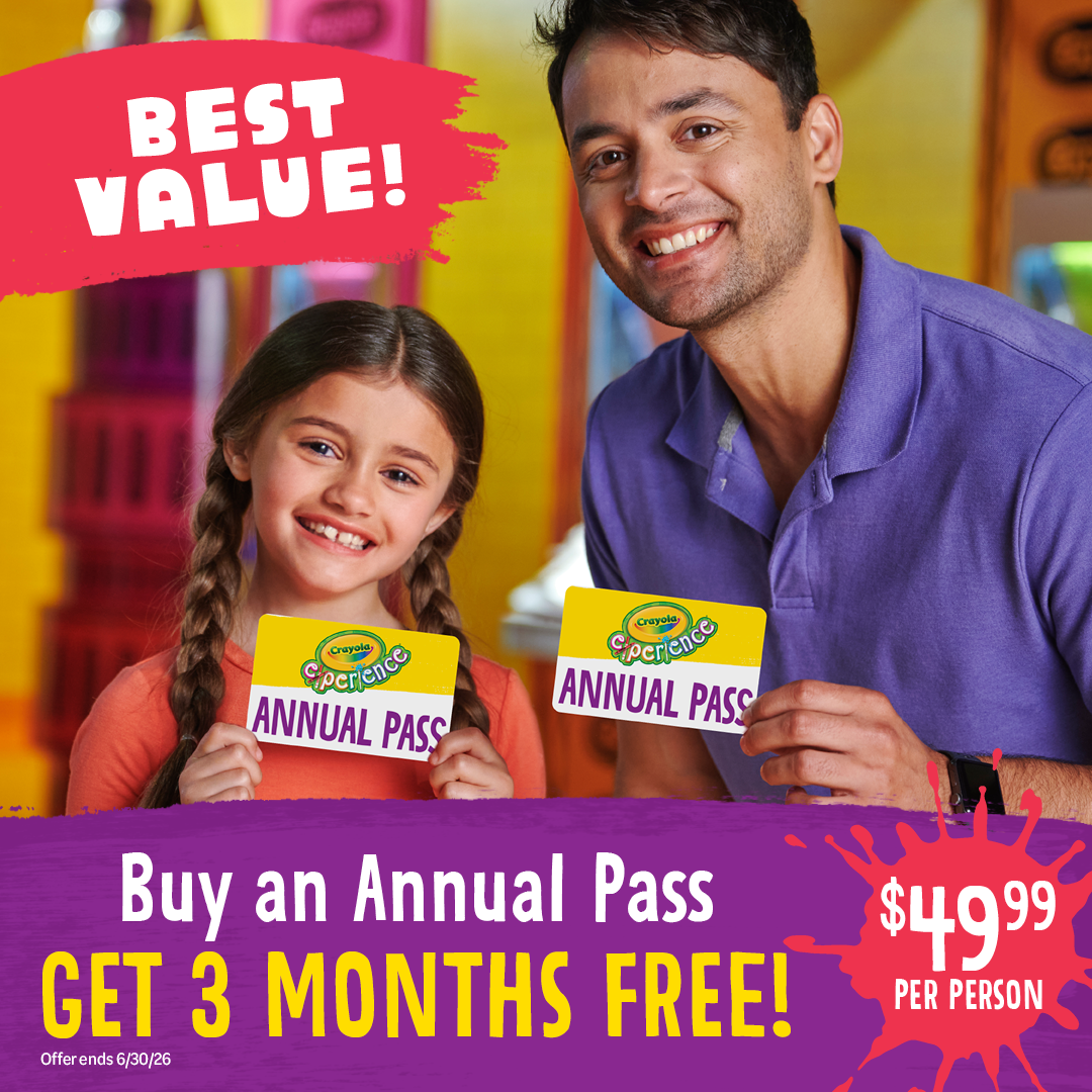 Crayola Experience Orlando Facebook ad