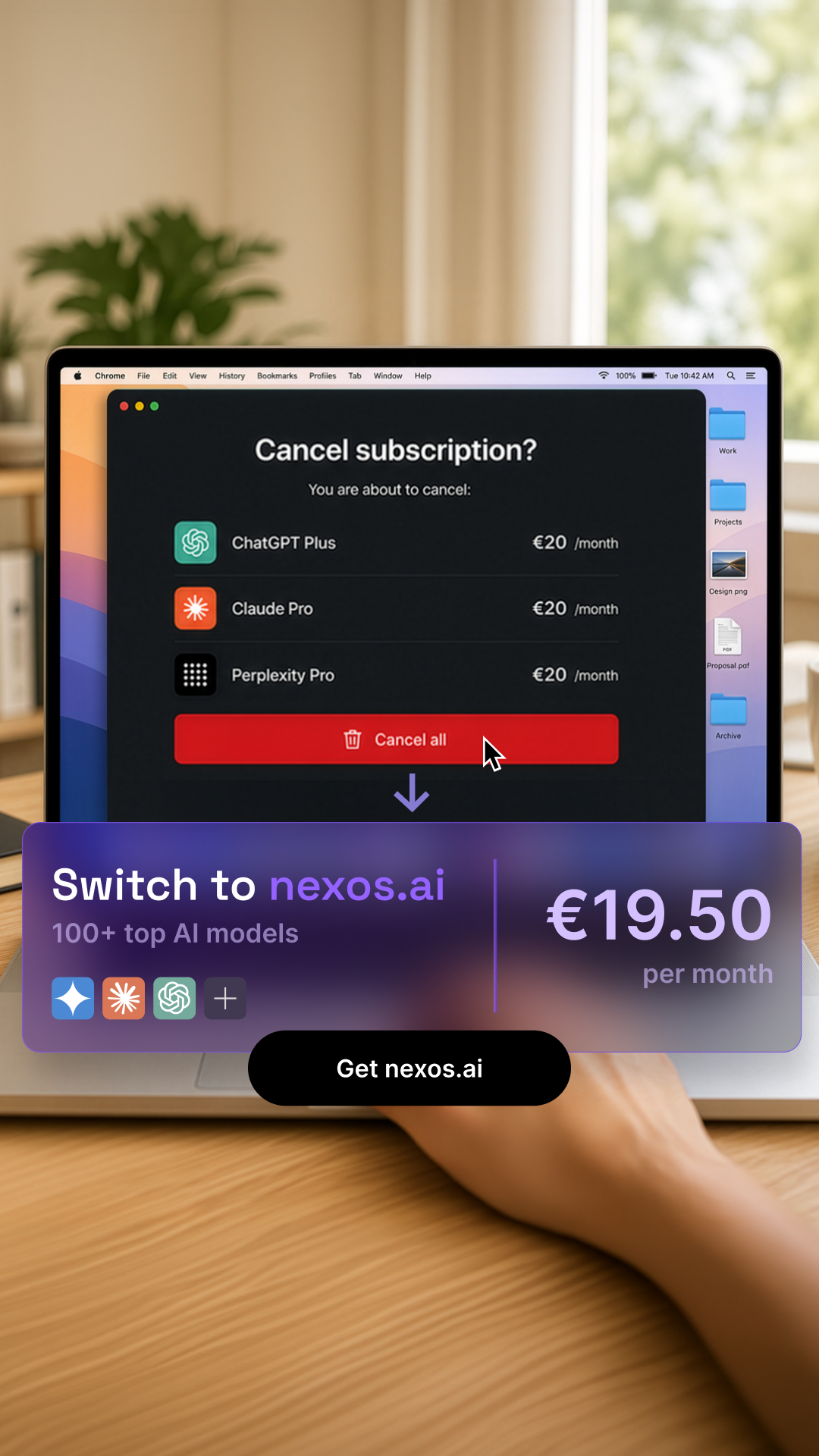 nexos.ai Facebook ad
