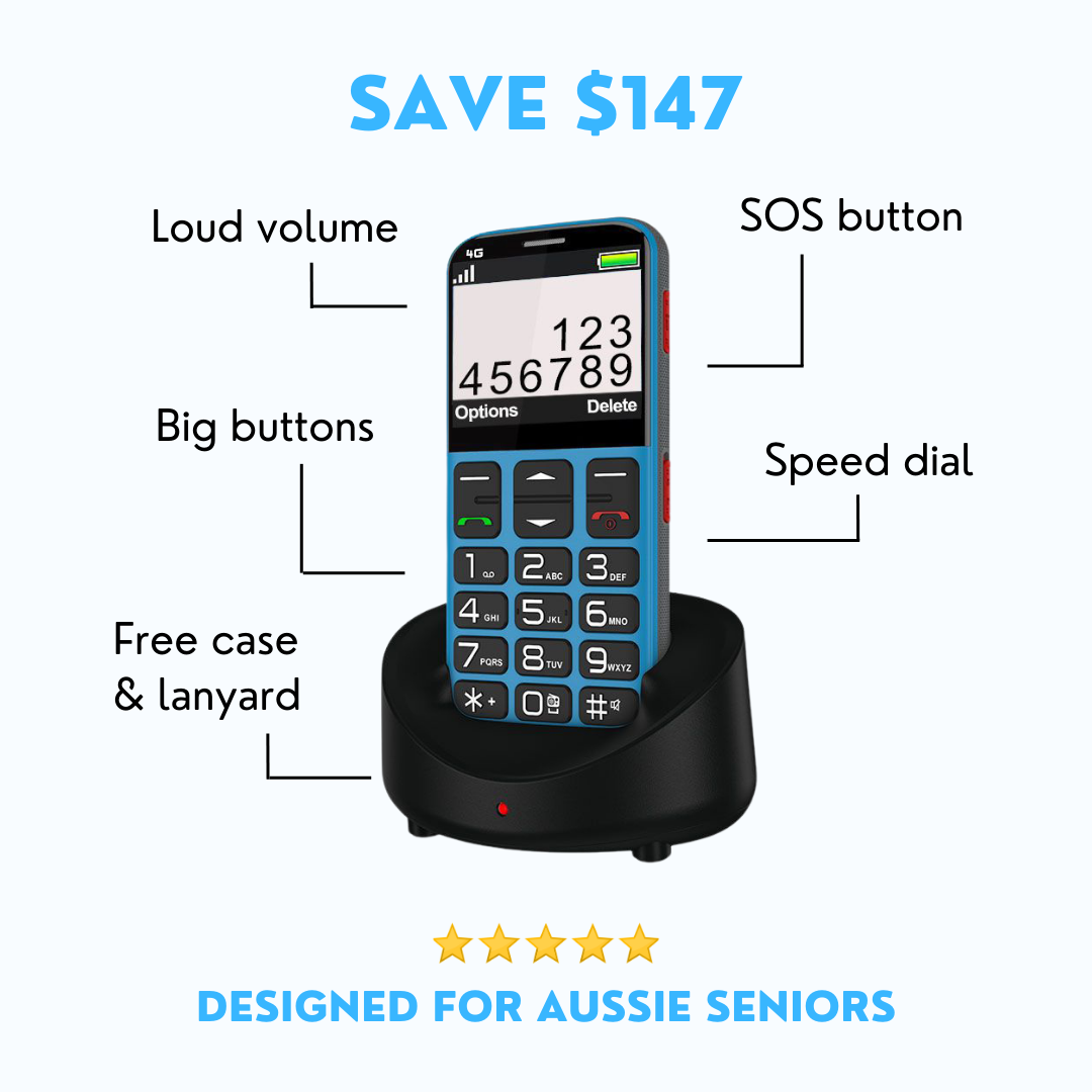 Big Buttons Facebook ad: SALE: Seniors Mobile Phones