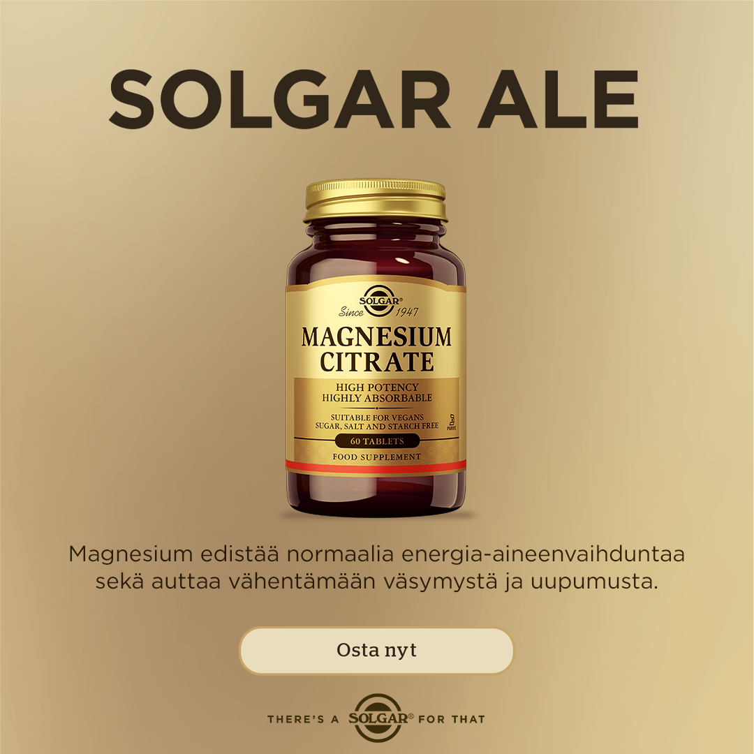 Solgar Suomi Facebook ad: Osta Aminopörssistä