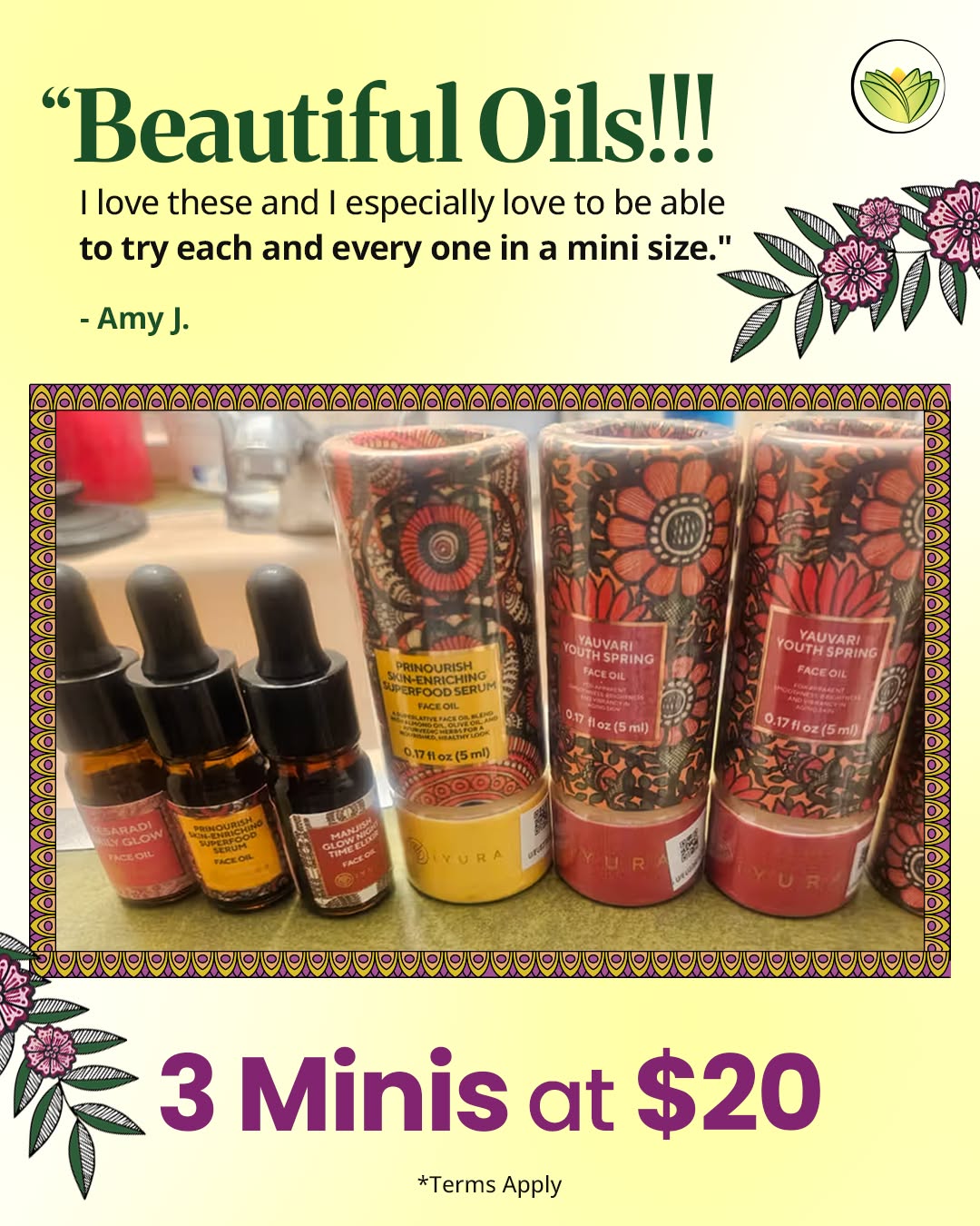 The Ayurveda Experience Facebook ad