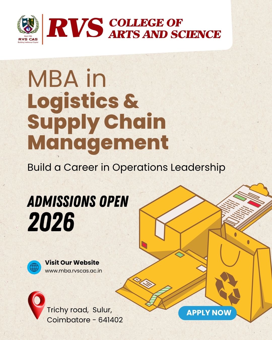 RVS CAS MBA Facebook ad