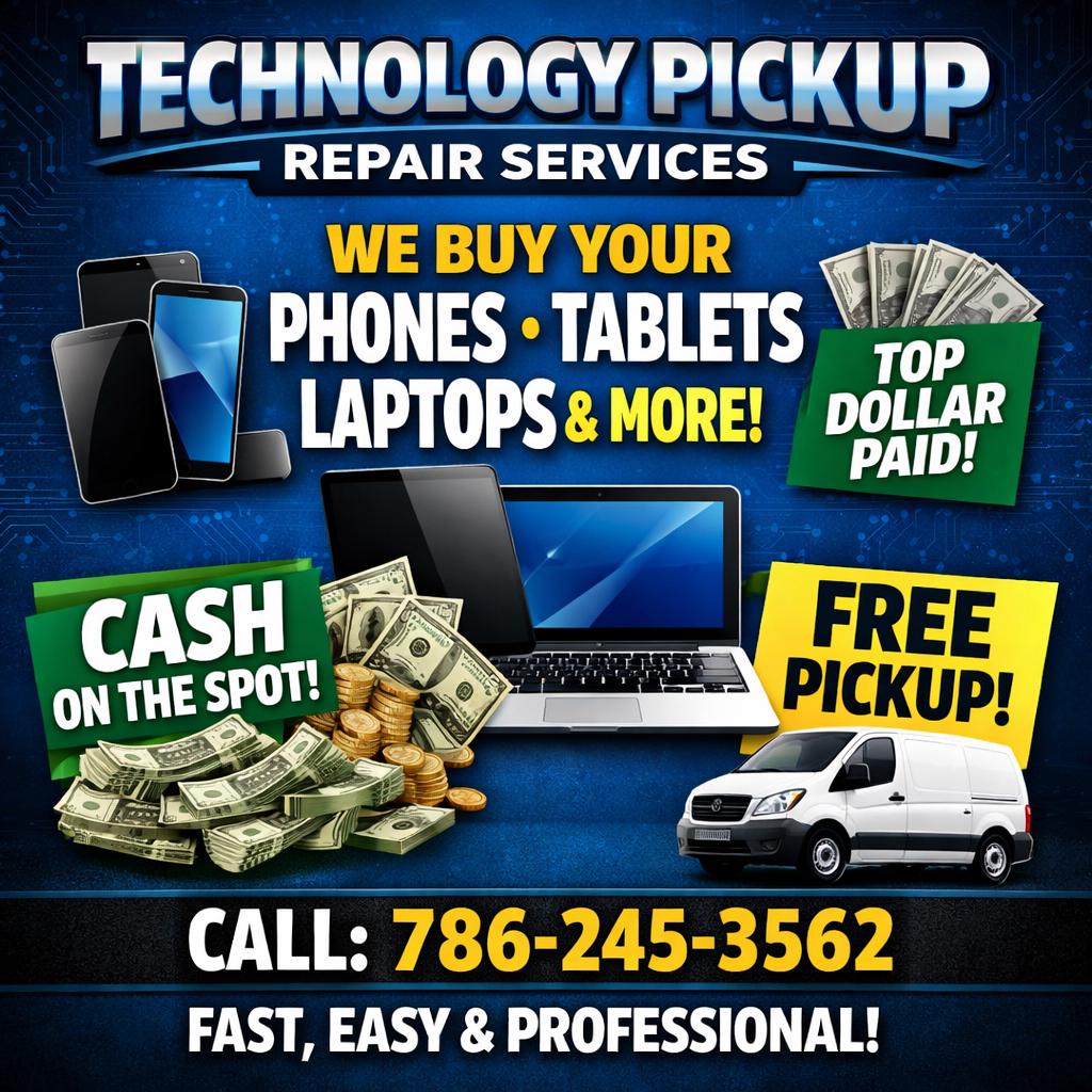 Technology Pickup - Your one-stop shop for Tech gadgets, Smart devices. Facebook ad