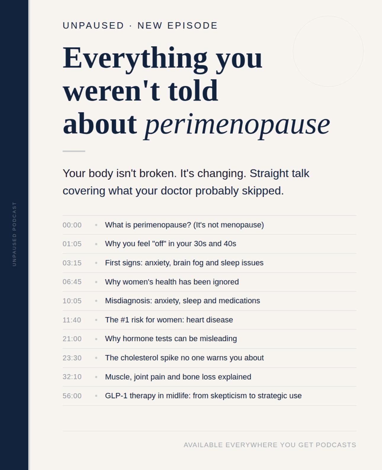 The Pause Life by Dr. Mary Claire Haver Facebook ad