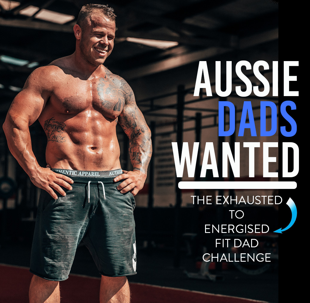 Fit Dads Club Facebook ad: DAD BOD CHALLENGE
