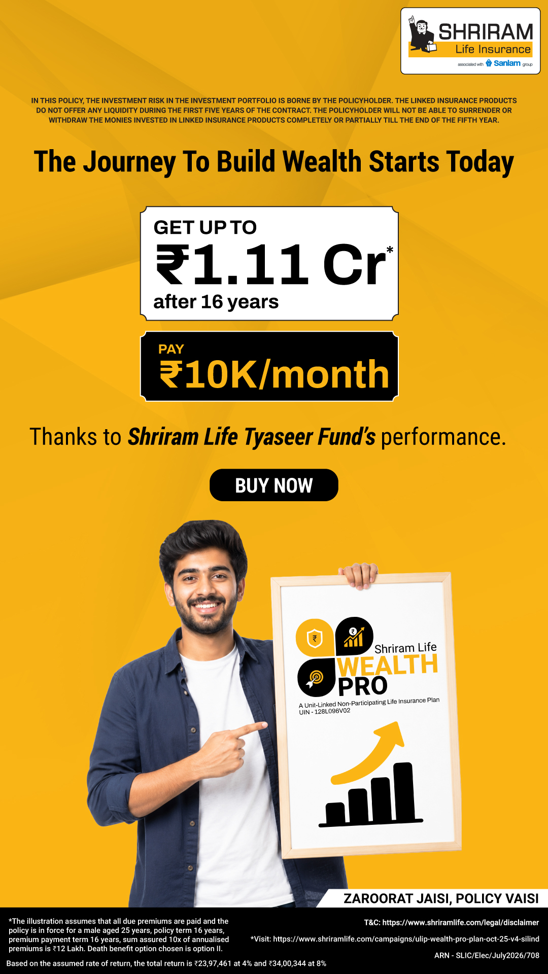 Shriram Life Insurance Facebook ad