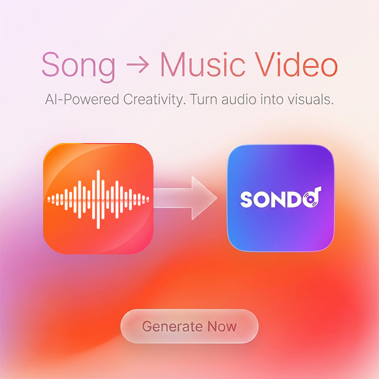 Sondo ai-Xavier-2 Facebook ad: Sondo, AI Music & Music Video Generator