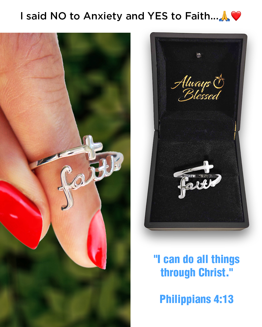 Christian Insider Facebook ad: 100,000+ Happy Women Already Wear This Ring