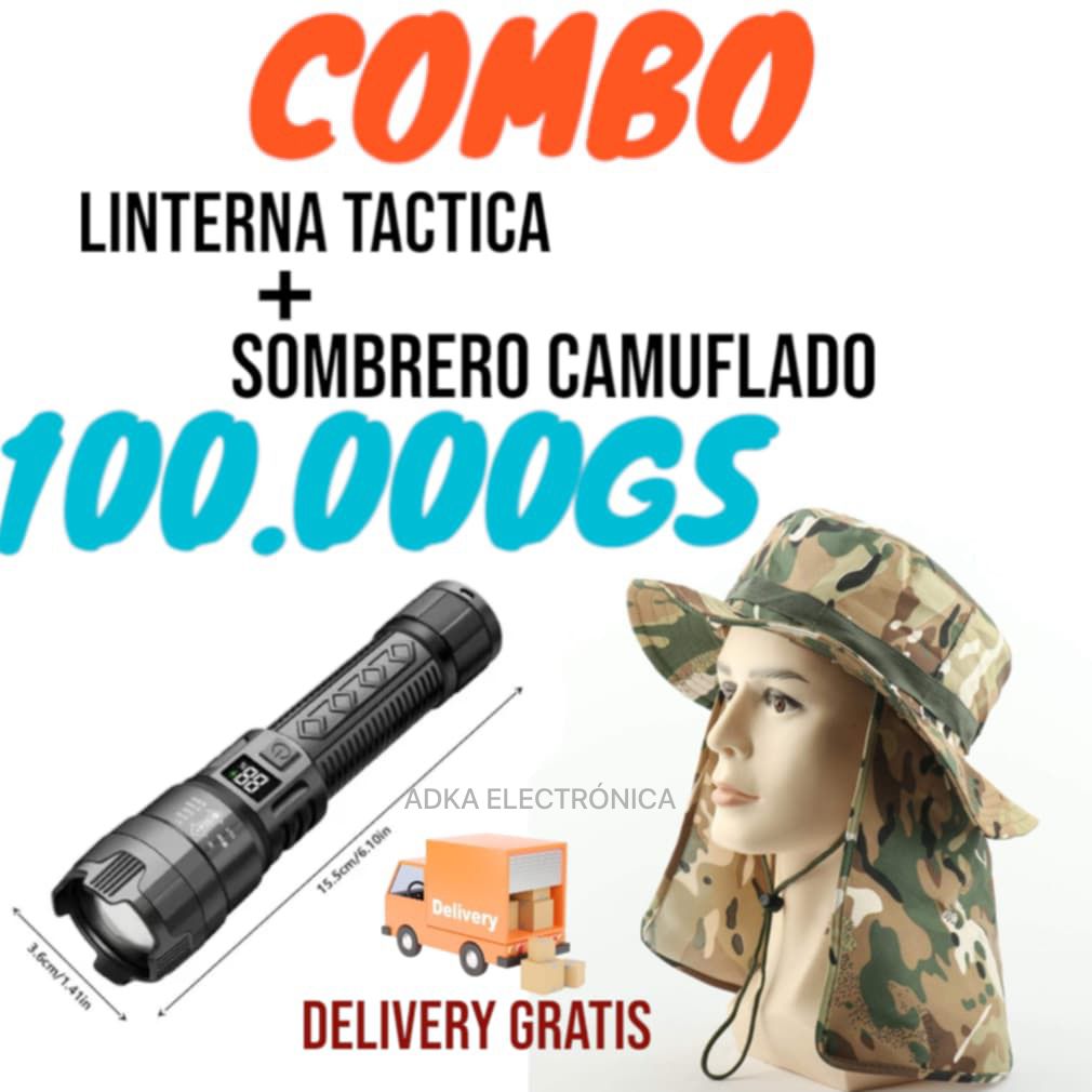 La Tienda de Rommy Facebook ad: Linterna Táctica con Zoom