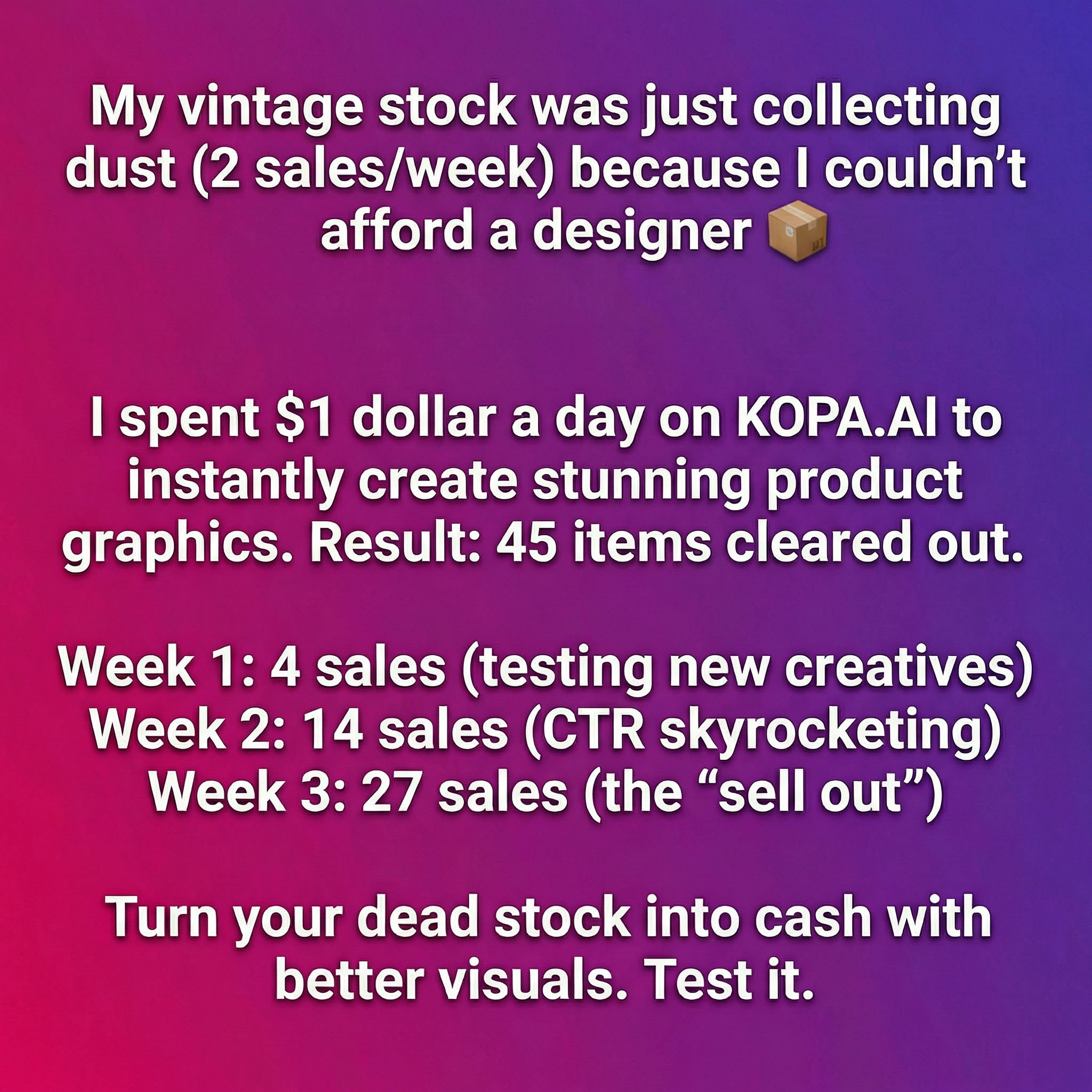 AI tools Facebook ad