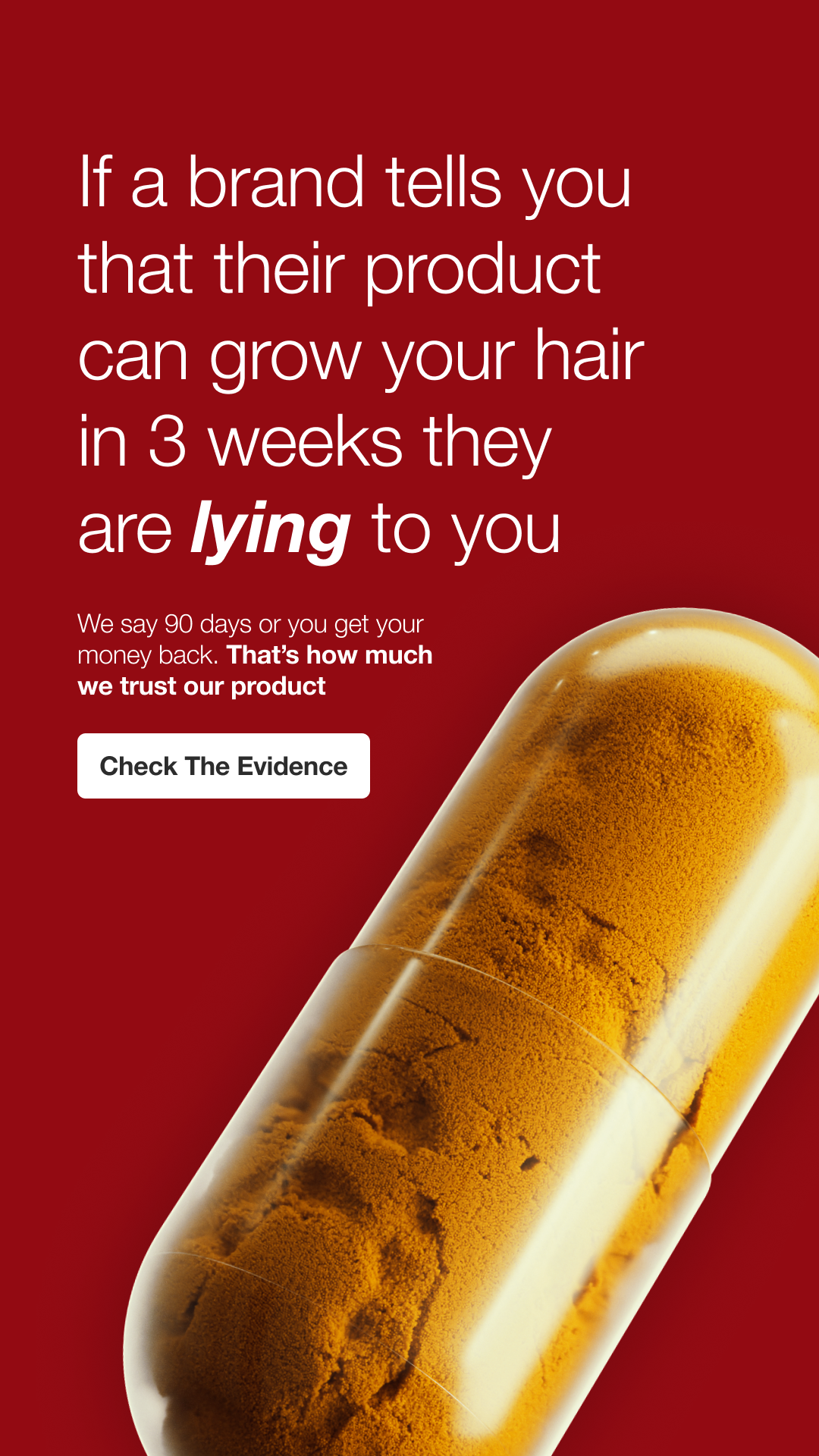 Hairburst Facebook ad