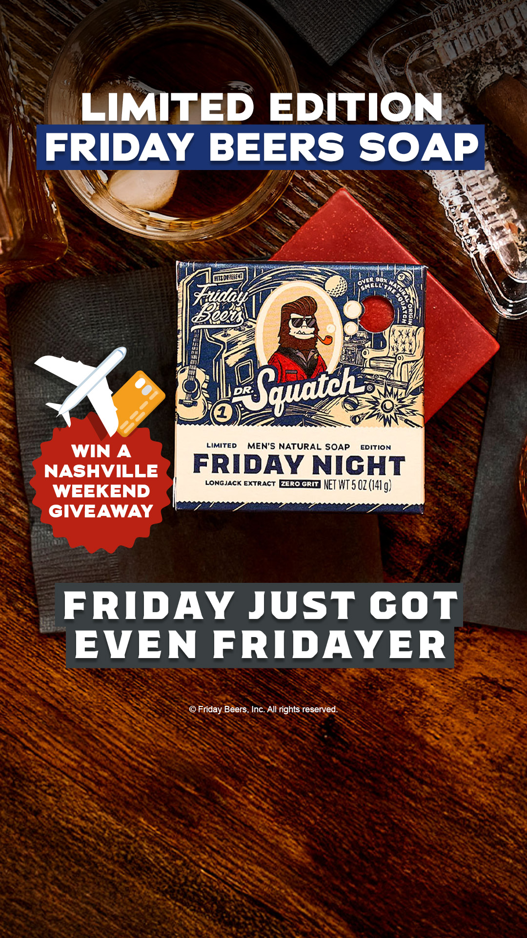 Dr. Squatch Facebook ad