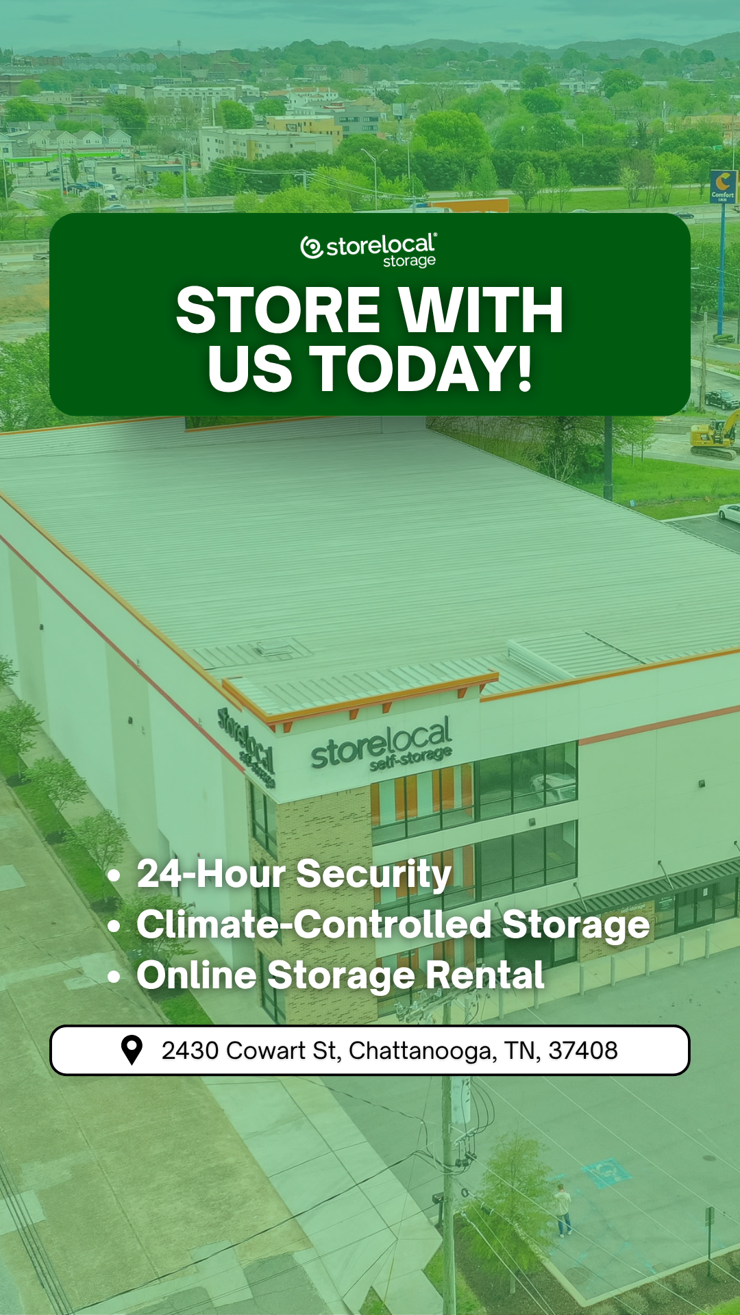 Storelocal Storage - Chattanooga Facebook ad from Jul 9, 2026
