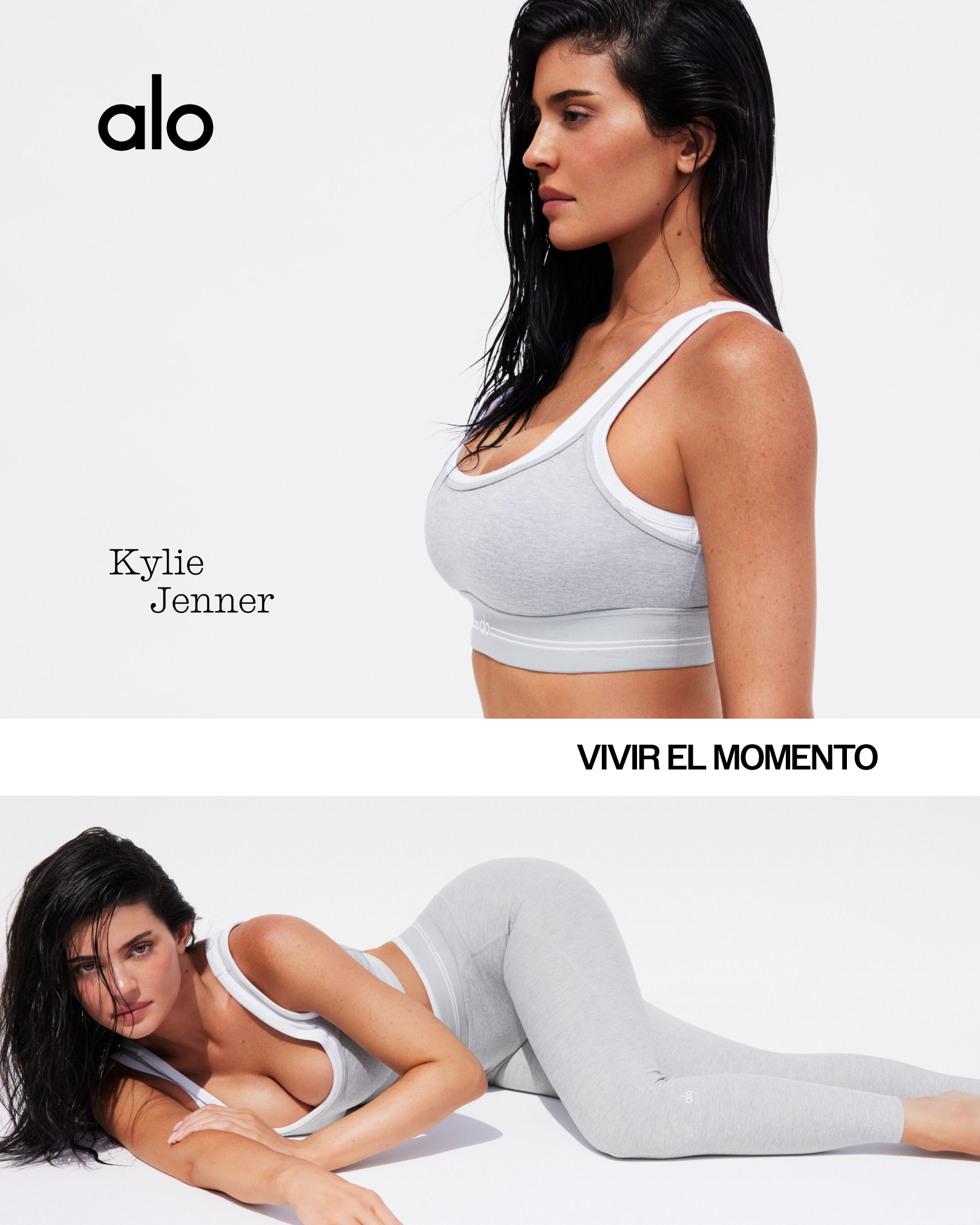 Alo Yoga Facebook ad: Kylie en ALO
