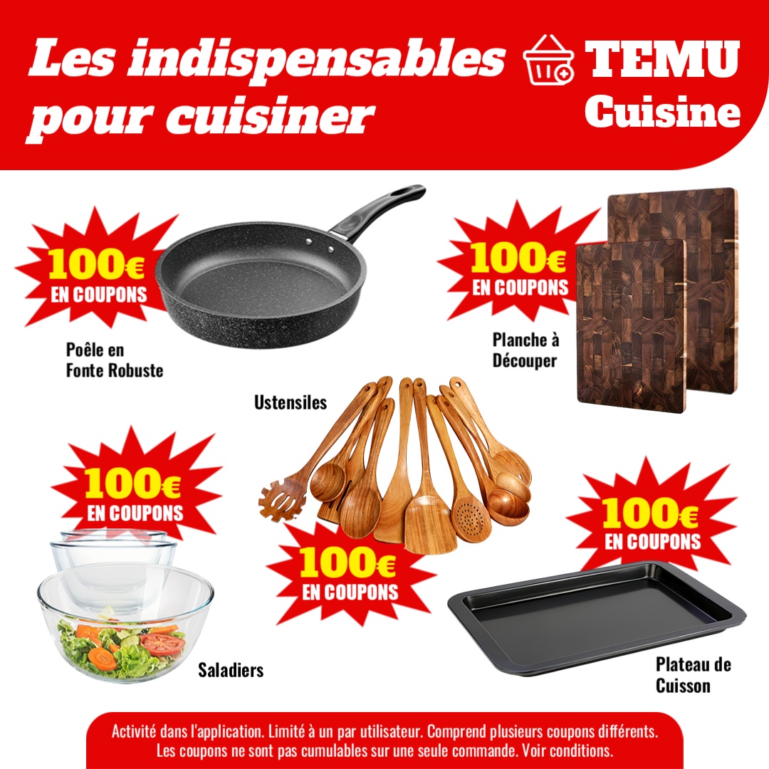 Temu France Facebook ad