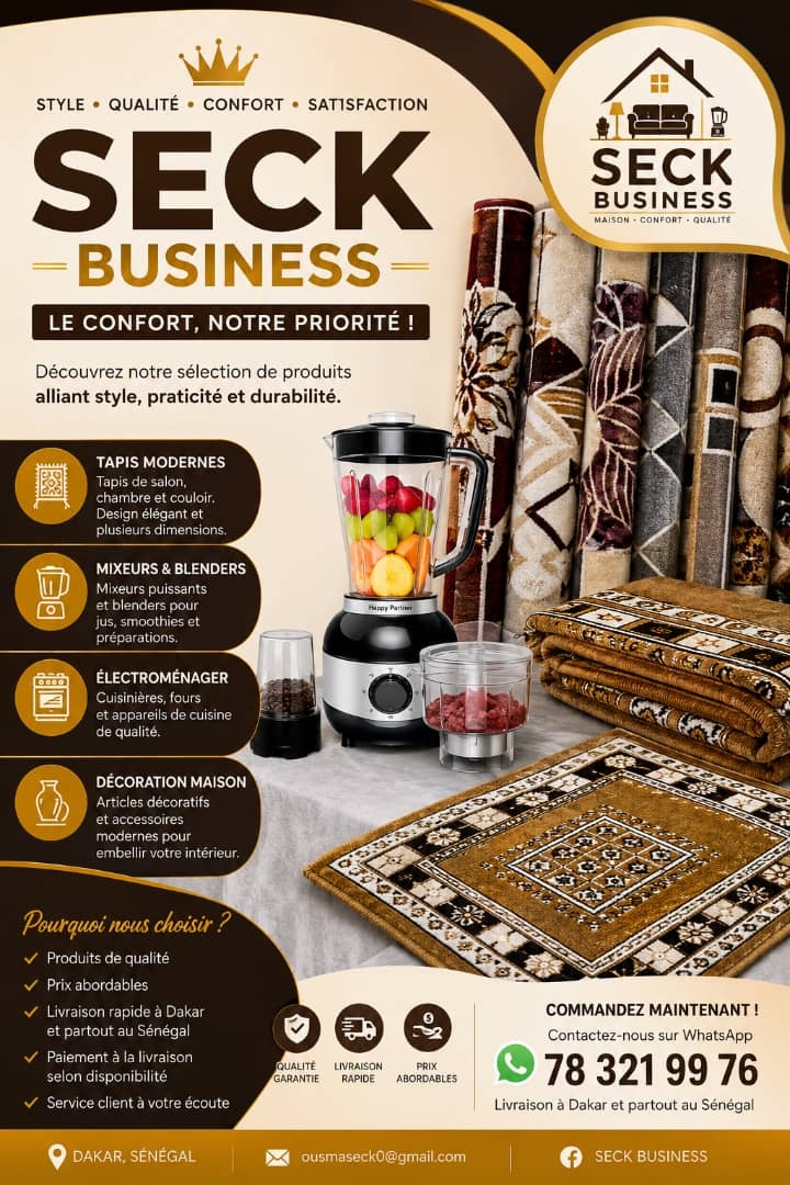 Seck business Facebook ad from Jul 31, 2026