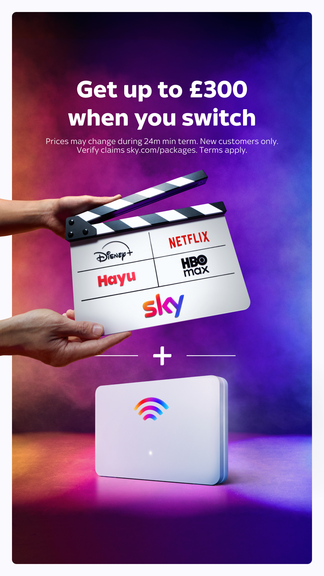 Sky Facebook ad