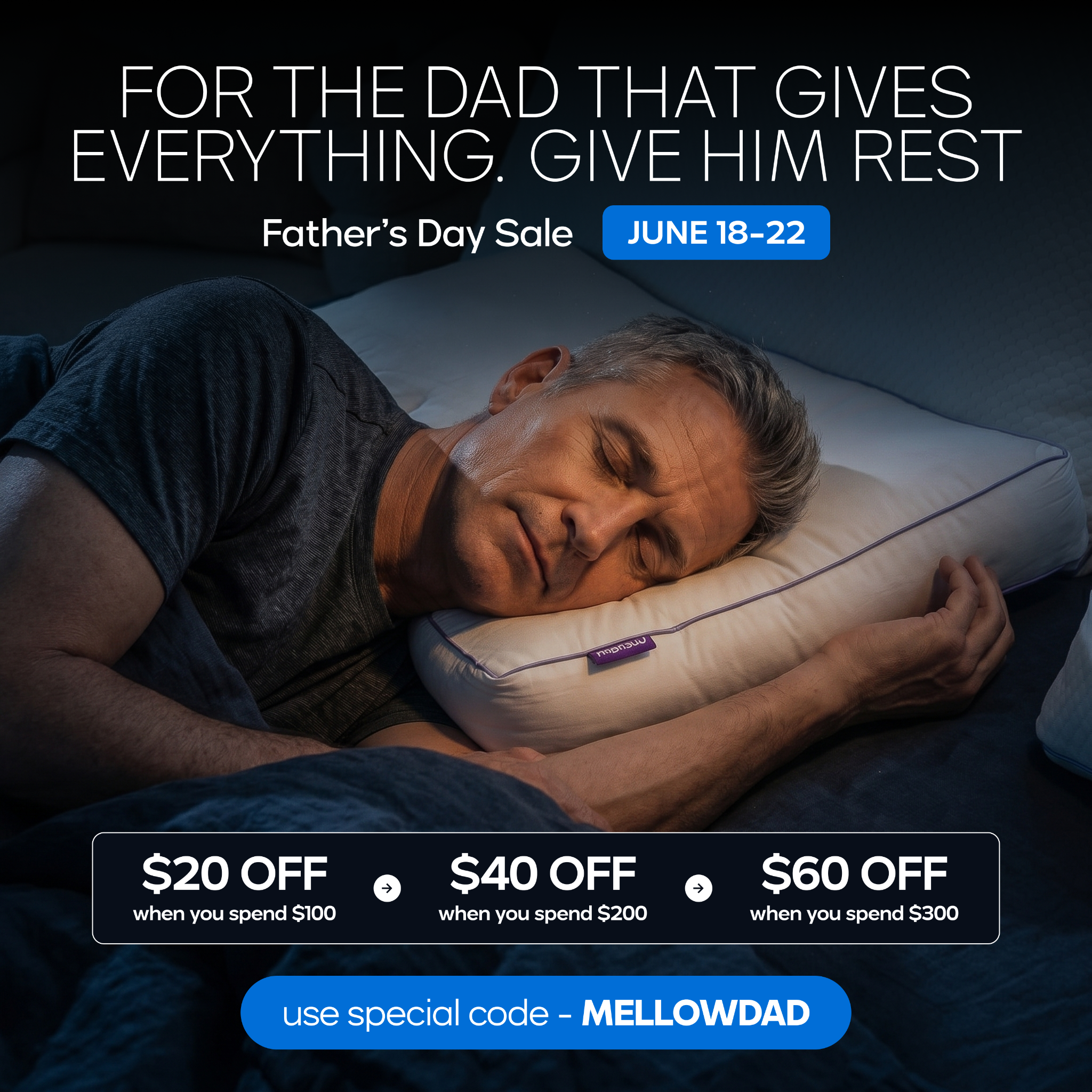 Mellow Sleep Lab Facebook ad from Jun 17, 2026